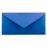 100 DIN Lang Briefumschläge Blau 22 x 11 cm -120 g/m² Nassklebung Post-Umschläge ohne Fenster ideal für Weihnachten Grußkarten Einladungen von Ihrem Glüxx-Agent