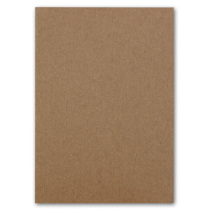 150x Kraftpapier DIN A4 Naturbraun 21 x 29,7cm - 250 gr - Vintage Recycling-Papier ökologisch - Tonkarton Bastelbogen Umweltkarten - Glüxx-Agent