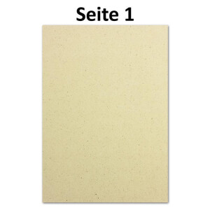 200x ÖKO Einzelkarte ohne Falz aus Graspapier DIN A6 - 10,5 x 14,8 cm -  Recycling Papier 280 g/m² - Umwelt Bastelpapier für Einladungen und Grußkarten - Glüxx Agent