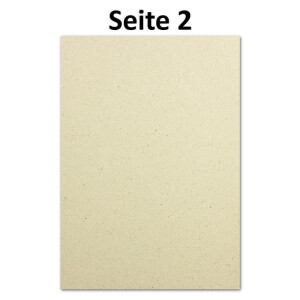 200x ÖKO Einzelkarte ohne Falz aus Graspapier DIN A6 - 10,5 x 14,8 cm -  Recycling Papier 280 g/m² - Umwelt Bastelpapier für Einladungen und Grußkarten - Glüxx Agent