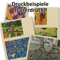 200x ÖKO Einzelkarte ohne Falz aus Graspapier DIN A6 - 10,5 x 14,8 cm -  Recycling Papier 280 g/m² - Umwelt Bastelpapier für Einladungen und Grußkarten - Glüxx Agent