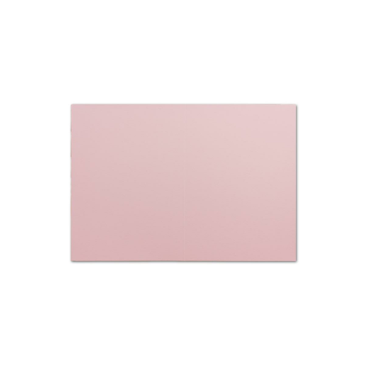 Klappkarten mit 160 g/m² Colours-4-you von Glüxx Agent Karten zum selbstgestalten 14,8 x 21 cm 50 DIN A6 Faltkarten Rosa 