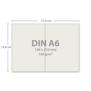 250 DIN A6 Faltkarten Flieder ( Lila ) - Karten zum selbstgestalten 14,8 x 21 cm - Klappkarten mit 160 g/m² - Colours-4-you von Glüxx Agent