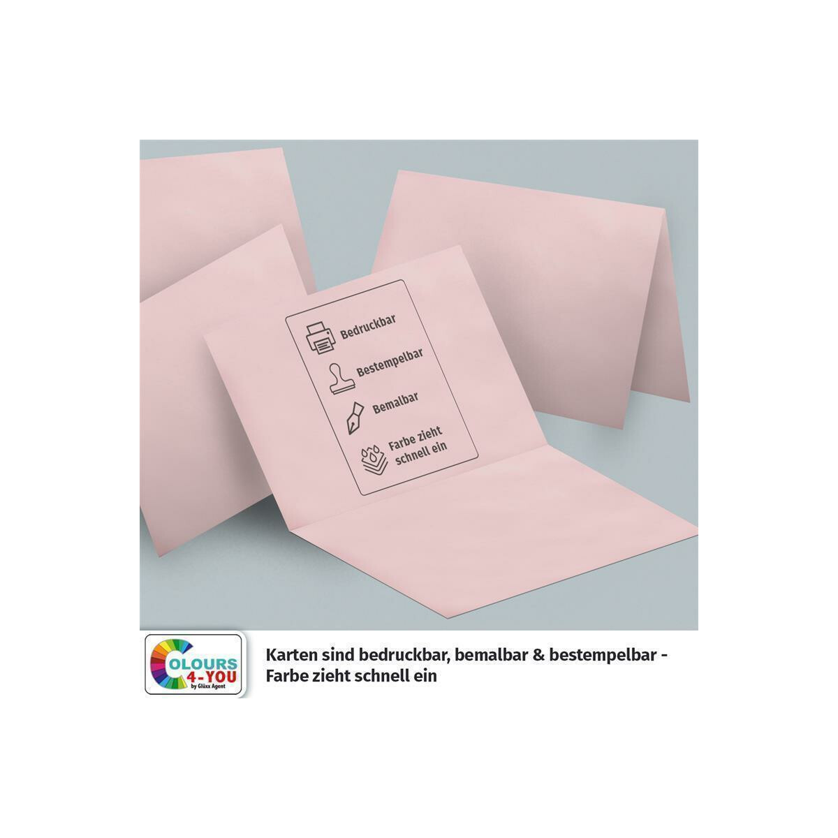 passend für DIN A6 Karten Briefumschläge pink, 11,4 x 16,2 cm, DIN C6 