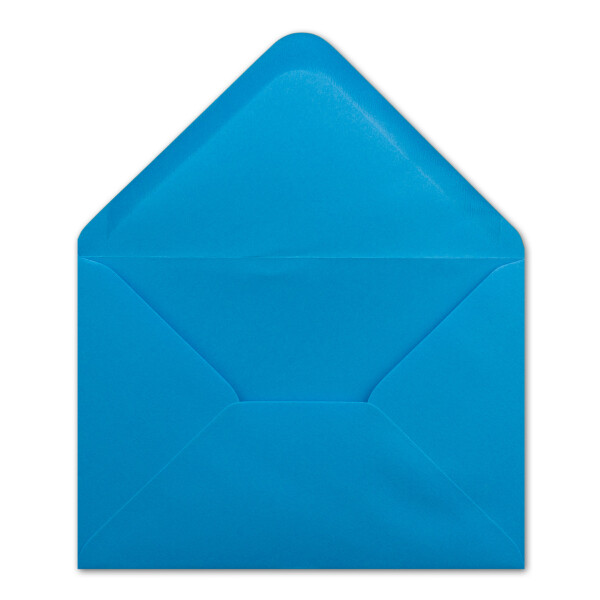 700 DIN C5 Briefumschläge Azurblau - 16,2 x 22,7 cm - 100 g/m² Nassklebung spitze Klappe - aus der Serie COLOURS-4-YOU Glüxx-Agent
