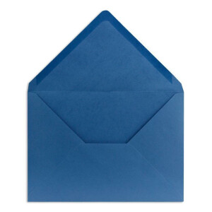 300 DIN C5 Briefumschläge Blau - 16,2 x 22,7 cm - 100 g/m² Nassklebung spitze Klappe - aus der Serie COLOURS-4-YOU Glüxx-Agent