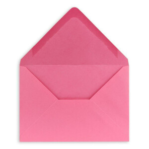 25 DIN C5 Briefumschläge Pink - 16,2 x 22,7 cm - 100 g/m² Nassklebung spitze Klappe - aus der Serie COLOURS-4-YOU Glüxx-Agent
