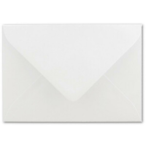 25 DIN B6 Briefumschläge Hochweiß - 12,5 x 17,5 cm - 80 g/m² Nassklebung Post-Umschläge ohne Fenster für Einladungen - Serie Colours-4-you