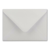 50  DIN C6 Brief-Umschläge Weiss 11,4 x 16,2 cm - 100 g/m² Nassklebung Brief-Hüllen ohne Fenster für Einladungen von Ihrem Glüxx-Agent
