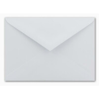 100 DIN C6 Brief-Umschläge mit Seidenfutter - Farbe: Weiß - 11,4 x 16,2 cm - 90 g/m² mit Nassklebung Brief-Hüllen ohne Fenster für Einladungen von Ihrem Glüxx-Agent