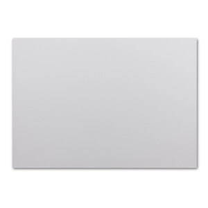 100 DIN A6 Faltkarten Weiss - Karten zum Selbstgestalten 14,8 x 21 cm - Klappkarten mit 160 g/m² - Colours-4-you von Glüxx Agent