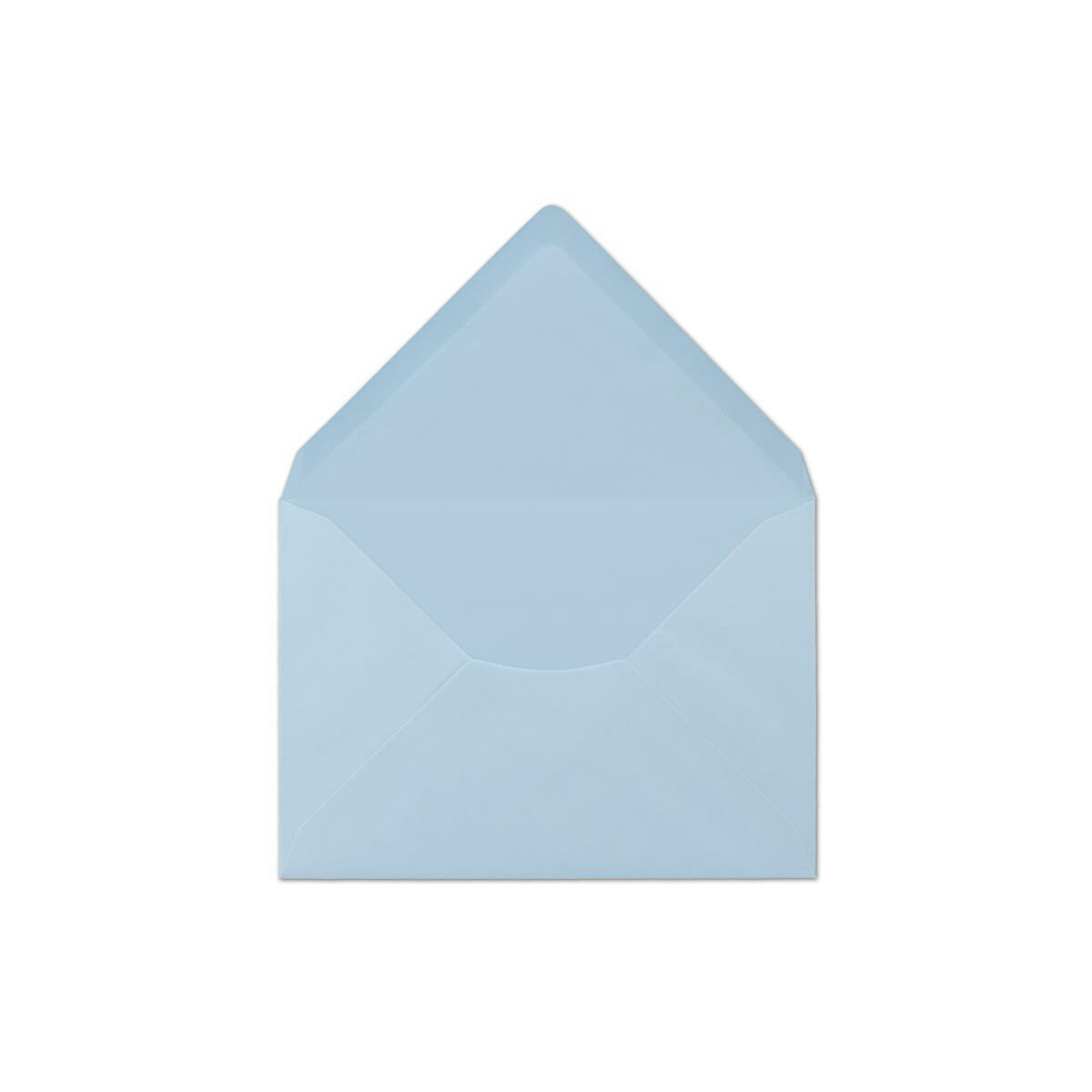 50 DIN C6 Briefumschl/äge Hellblau 11,4 x 16,2 cm 120 g//m/² Nassklebung Brief-H/üllen ohne Fenster f/ür Einladungen von Ihrem Gl/üxx-Agent