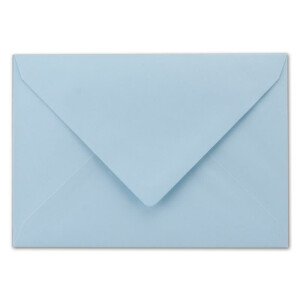 200 DIN C6 Briefumschläge hellblau 11,4 x 16,2 cm 80 g/m² Nassklebung Post-Umschläge ohne Fenster  ideal für Weihnachten Grußkarten Einladungen von Ihrem Glüxx-Agent