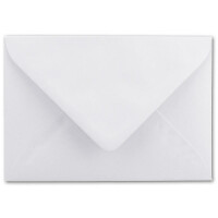 50  DIN C6 Briefumschläge Hochweiß - 11,4 x 16,2 cm - 120 g/m² Nassklebung Brief-Hüllen ohne Fenster für Einladungen  von Ihrem Glüxx-Agent