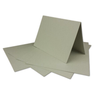 25 DIN A6 Faltkarten Schiefergrau - Karten zum selbstgestalten 14,8 x 21 cm - Klappkarten mit 160 g/m² - Colours-4-you von Glüxx Agent