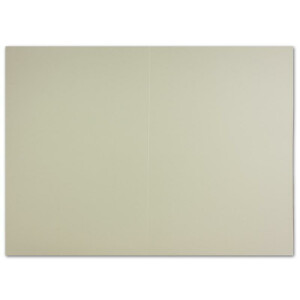 25 DIN A6 Faltkarten Vanille - Karten zum selbstgestalten 14,8 x 21 cm - Klappkarten mit 160 g/m² - Colours-4-you von Glüxx Agent