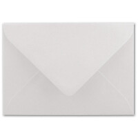 50  DIN C6 Briefumschläge Naturweiß - 11,4 x 16,2 cm - 120 g/m² Nassklebung Brief-Hüllen ohne Fenster für Einladungen  von Ihrem Glüxx-Agent