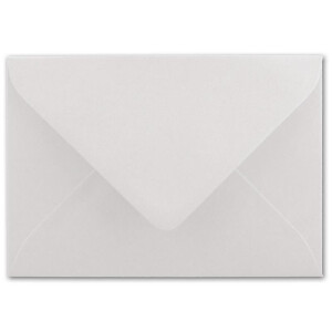 75  DIN C6 Briefumschläge Naturweiß - 11,4 x 16,2 cm - 120 g/m² Nassklebung Brief-Hüllen ohne Fenster für Einladungen  von Ihrem Glüxx-Agent