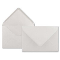 100  DIN C6 Briefumschläge Naturweiß - 11,4 x 16,2 cm - 120 g/m² Nassklebung Brief-Hüllen ohne Fenster für Einladungen  von Ihrem Glüxx-Agent