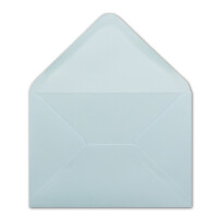 200 DIN C5 Briefumschläge Hellblau - 16,2 x 22,7 cm - 100 g/m² Nassklebung spitze Klappe - aus der Serie COLOURS-4-YOU Glüxx-Agent