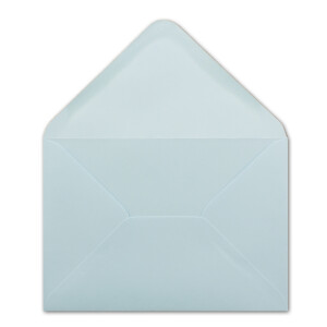 250 DIN C5 Briefumschläge Hellblau - 16,2 x 22,7 cm - 100 g/m² Nassklebung spitze Klappe - aus der Serie COLOURS-4-YOU Glüxx-Agent