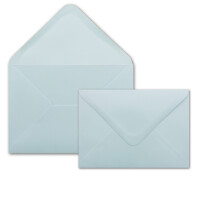 250 DIN C5 Briefumschläge Hellblau - 16,2 x 22,7 cm - 100 g/m² Nassklebung spitze Klappe - aus der Serie COLOURS-4-YOU Glüxx-Agent