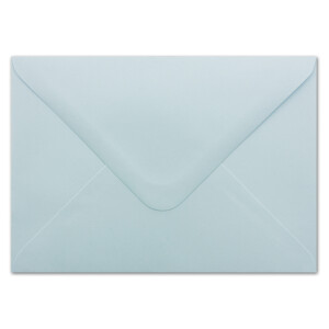 300 DIN C5 Briefumschläge Hellblau - 16,2 x 22,7 cm - 100 g/m² Nassklebung spitze Klappe - aus der Serie COLOURS-4-YOU Glüxx-Agent