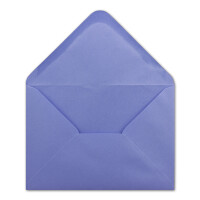 150 DIN C5 Briefumschläge Lila - 16,2 x 22,7 cm - 100 g/m² Nassklebung spitze Klappe - aus der Serie COLOURS-4-YOU Glüxx-Agent