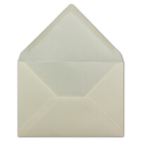 400 DIN C5 Briefumschläge Vanille - 16,2 x 22,7 cm - 100 g/m² Nassklebung spitze Klappe - aus der Serie COLOURS-4-YOU Glüxx-Agent