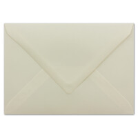 400 DIN C5 Briefumschläge Vanille - 16,2 x 22,7 cm - 100 g/m² Nassklebung spitze Klappe - aus der Serie COLOURS-4-YOU Glüxx-Agent
