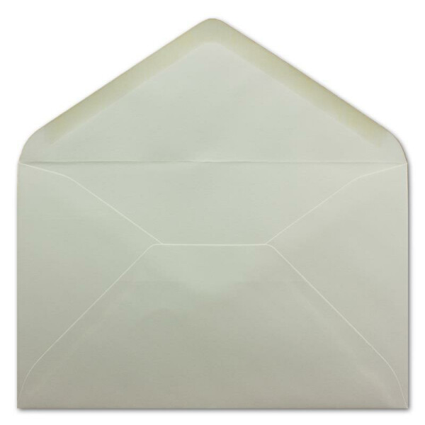 Nassklebung ohne Fenster Qualitätsmarke FarbenFroh® 80 g/m² Kuverts in DIN B6 Format 12,5 x 17,5 cm 75x Brief-Umschläge in Elfenbein