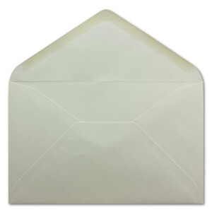 25 DIN B6 Briefumschläge Weiß - 12,5 x 19,5 cm - 90 g/m² Nassklebung - für Einladungen Weihnachtskarten Glückwunschkarten - Umschlag ohne Fenster - Glüxx-Agent