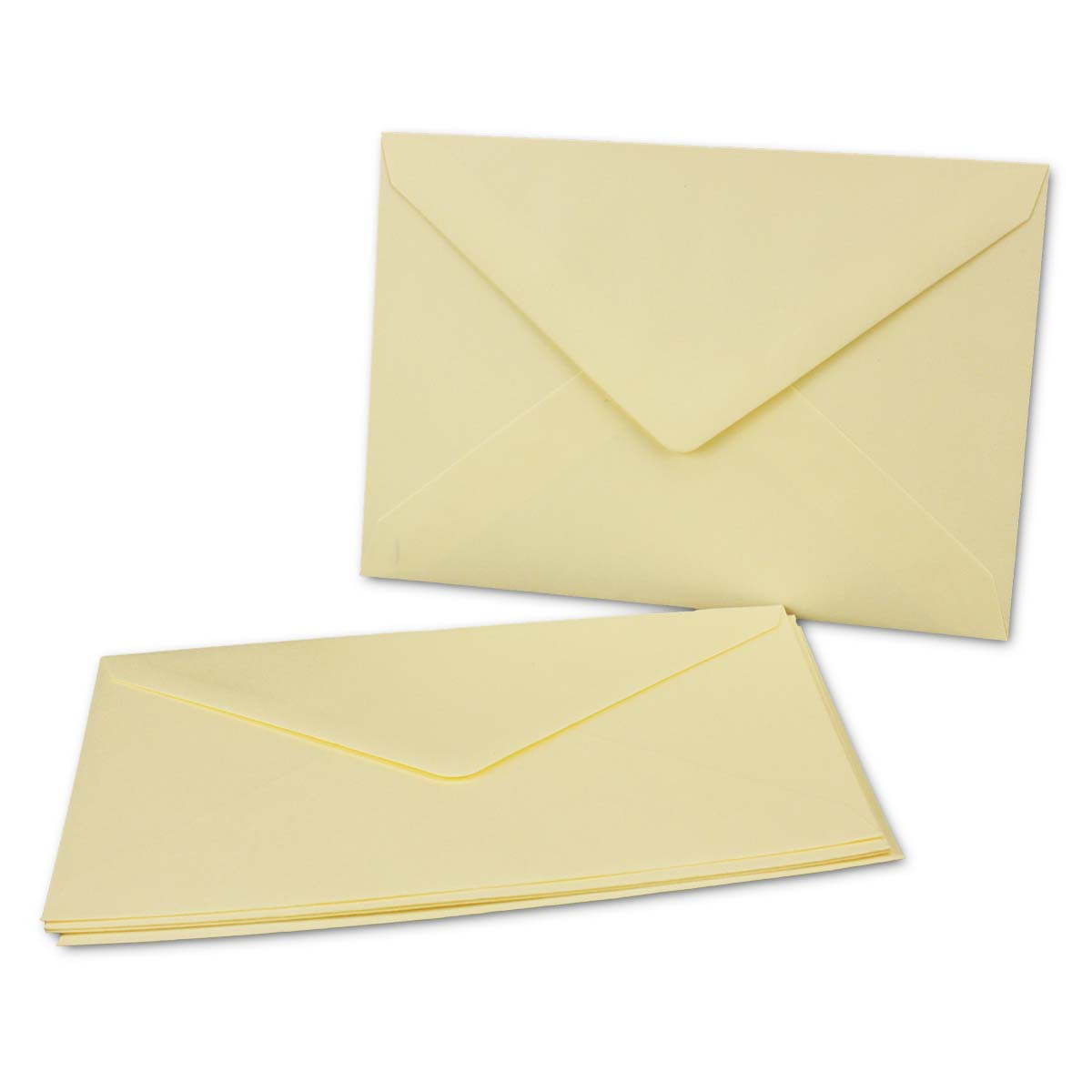 50 Briefumschläge DIN C6 weiß 120g Briefumschlag Umschlag ohne Fenster 
