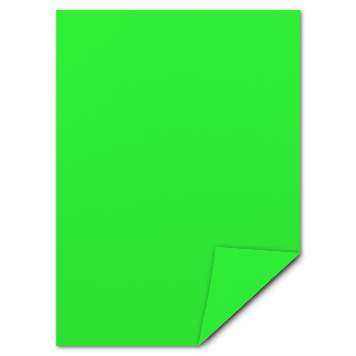 Produktbild von WKS Leuchtpapier NEON Gelb DIN A2, 90g/qm 100 Bogen Tagesleuchtfarben Einseitig