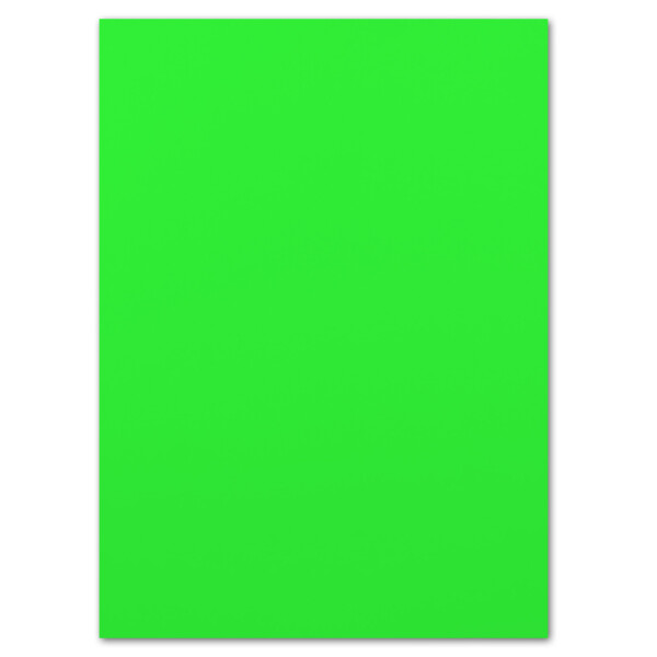 50 Blatt Leuchtpapier DIN A4 - 21,0 x 29,7 cm - Neonpapier Grün - 80 g/m² - beidseitig Neongrün - Plakatpapier für Leuchtplakate - Glüxx-Agent
