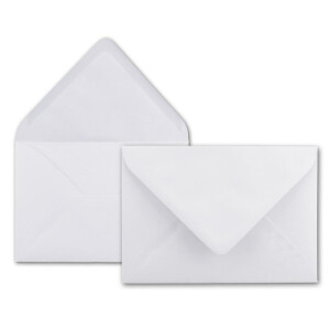 50 DIN C5 Briefumschläge hoch-weiss - 22,0 x 15,4 cm - 120 g/m²  Nassklebung Post-Umschläge ohne Fenster  ideal für Weihnachten Grußkarten Einladungen von Ihrem Glüxx-Agent