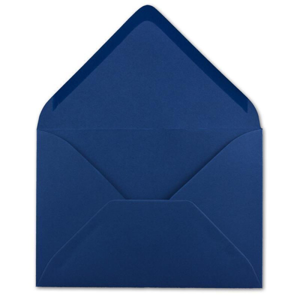 100 DIN C5 Briefumschläge Nachtblau - 22,0 x 15,4 cm - 110 g/m²  Nassklebung Post-Umschläge ohne Fenster  ideal für Weihnachten Grußkarten Einladungen von Ihrem Glüxx-Agent