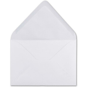 750 DIN C5 Briefumschläge hoch-weiss - 22,0 x 15,4 cm - 120 g/m²  Nassklebung Post-Umschläge ohne Fenster  ideal für Weihnachten Grußkarten Einladungen