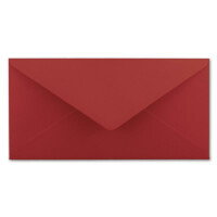 1000 DIN Lang Briefumschläge Dunkelrot 22 x 11 cm -120 g/m² Nassklebung Post-Umschläge ohne Fenster ideal für Weihnachten Grußkarten Einladungen von Ihrem Glüxx-Agent