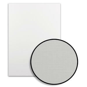 20 Blatt DIN-A3 Ton-Karton - 300 g/m² Bastel-Papier - 42 x 29,7 cm - Weiss - geprägte Leinen-Struktur - Tonzeichenpapier zum Basteln - Fotokarton