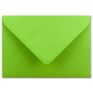 50 DIN C5 Briefumschläge Hellgrün - 22,0 x 15,4 cm - 110 g/m²  Nassklebung Post-Umschläge ohne Fenster  ideal für Weihnachten Grußkarten Einladungen von Ihrem Glüxx-Agent