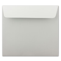 25 Quadratische Brief-Umschläge Weiß - 15,5 x 15,5 cm - 120 g/m² Haftklebung stabile Kuverts ohne Fenster  -  von Ihrem Glüxx-Agent