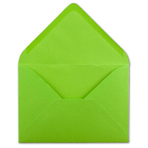 150 DIN C5 Briefumschläge Hellgrün - 22,0 x 15,4 cm - 110 g/m²  Nassklebung Post-Umschläge ohne Fenster  ideal für Weihnachten Grußkarten Einladungen von Ihrem Glüxx-Agent