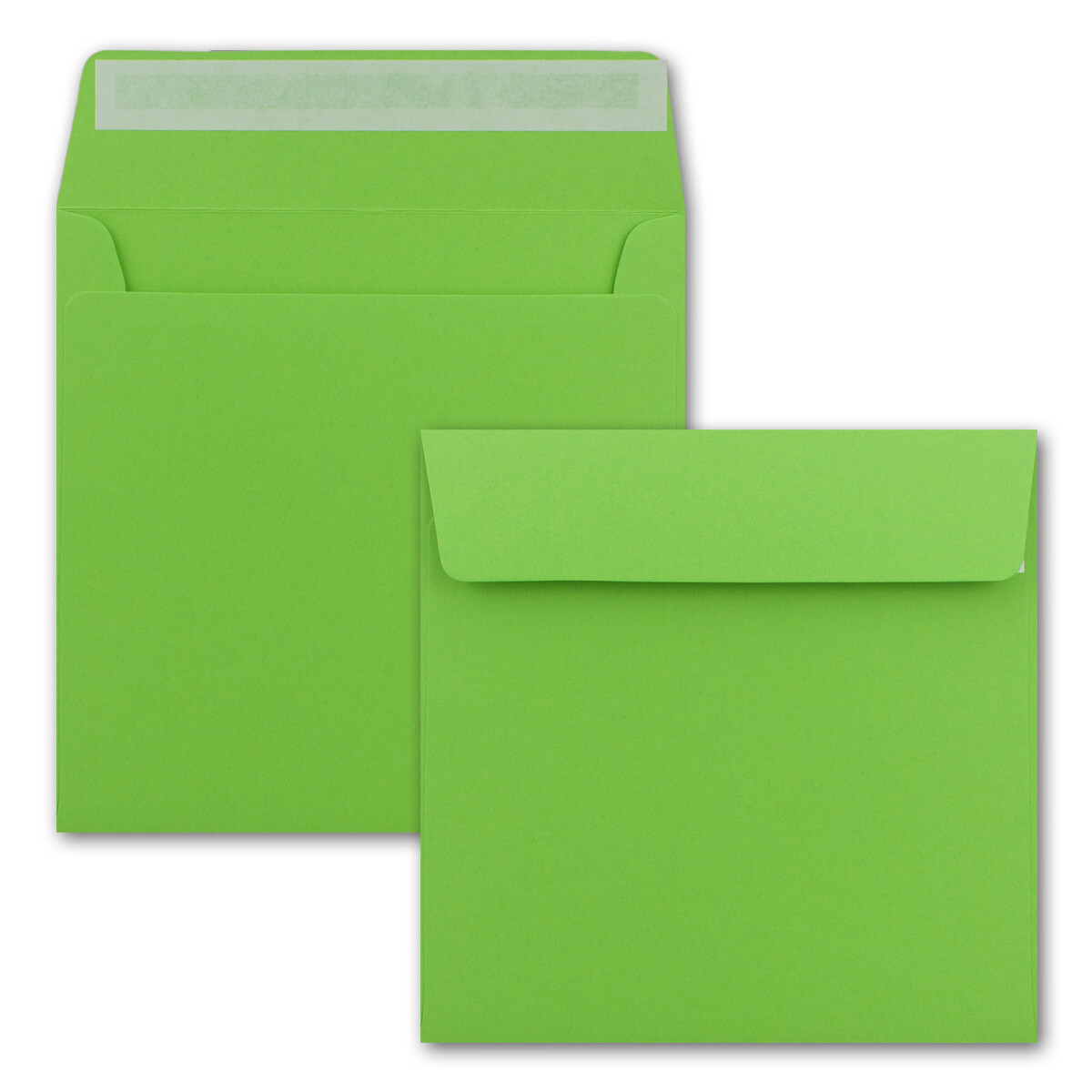 Briefumschläge DIN-Lang Grün Briefumschlag Kuvert Briefkuvert Umschlag 