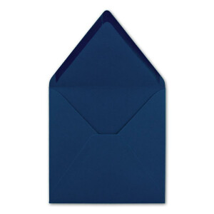 400 Quadratische Briefumschläge Nachtblau 15,5 x 15,5 cm - 110 g/m² Nassklebung Post-Umschläge ohne Fenster ideal für Weihnachten Grußkarten Einladungen von Ihrem Glüxx-Agent