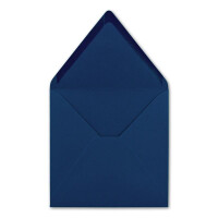 1000 Quadratische Briefumschläge Nachtblau 15,5 x 15,5 cm - 110 g/m² Nassklebung Post-Umschläge ohne Fenster ideal für Weihnachten Grußkarten Einladungen von Ihrem Glüxx-Agent
