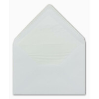 25 DIN C5 Briefumschläge Weiß gefüttert mit weißem Seidenpapier 16,2 x 22,9 cm 90 g/m² Nassklebung Post-Umschläge ohne Fenster - Glüxx-Agent