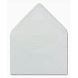 100 DIN C5 Briefumschläge Weiß gefüttert mit weißem Seidenpapier 16,2 x 22,9 cm 90 g/m² Nassklebung Post-Umschläge ohne Fenster - Glüxx-Agent