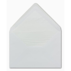 300 DIN C5 Briefumschläge Weiß gefüttert mit weißem Seidenpapier 16,2 x 22,9 cm 90 g/m² Nassklebung Post-Umschläge ohne Fenster - Glüxx-Agent