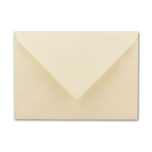25 DIN C5 Briefumschläge Creme mit gerippter Struktur 22,9 x 16,2 cm 100 g/m²  Nassklebung Post-Umschläge ohne Fenster  ideal für Weihnachten Grußkarten Einladungen von Ihrem Glüxx-Agent